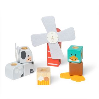 Melissa & Doug MDT BBN Blockables Farm Friends GML játék építőelem