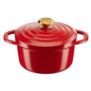 Tefal E2544455 nyeles lábas 3,1 L Kör Vörös