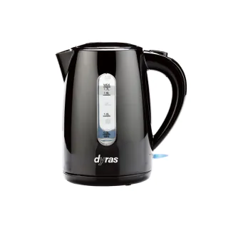 Dyras WK-1308B, 2000 W, 1.7L, Fekete vízforraló (Értékcsökkent)