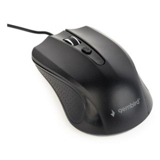 Gembird MUS-4B-01L egér Irodai Kétkezes USB A típus Optikai 1200 DPI