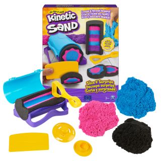 Kinetic Sand KNS ACK Slice N Surprise FR GML kézműves játék