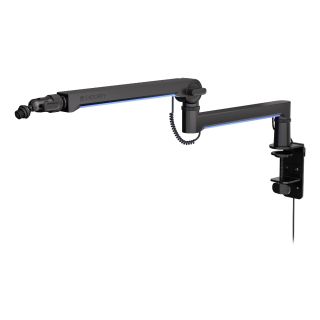 Endorfy Mikrofon - Broadcast Low Profile RGB Boom Arm (mikrofonállvány, alacsony profil, RGB, fekete)