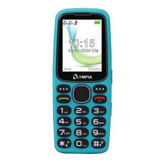 Olympia Star, 6,1 cm (2.4"), 2G, DualSIM, Bluetooth, MicroSD Slot, 32/32 MB, Fekete, Mobiltelefon