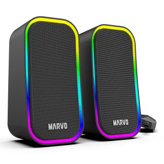 Marvo SG-285 Havoc20 Fekete Vezetékes 6 W Hangdoboz