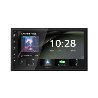 Kenwood DMX6523DABS autórádió Fekete Wi-Fi Bluetooth