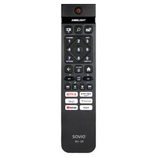 Savio RC-26 Vezeték nélküli infravörös TV távirányító