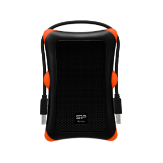 Silicon Power External 2,5'' A30 SATA, USB 3.0, Anti-Shock, fekete HDD ház