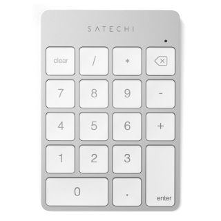 Satechi ST-KSALKPS Slim vezeték nélküli numerikus ezüst billentyűzet