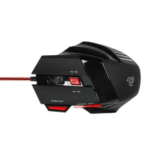 iBOX Aurora 2400 DPI fekete vezetékes optikai gamer egér (Értékcsökkent)