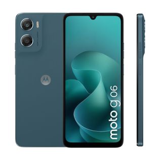 Motorola Moto G06, 17,5 cm (6.88"), 4G LTE, DualSIM, 4/64 GB, Kék, Okostelefon