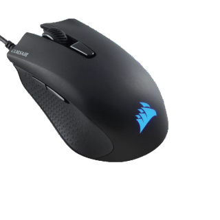 Corsair Harpoon RGB PRO FPS/MOBA 12000 DPI, optikai fekete gamer egér