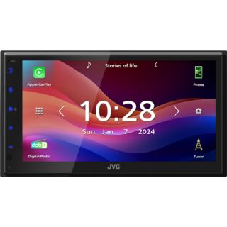 JVC KW-M595DBT autórádió Fekete Wi-Fi 22 W Bluetooth