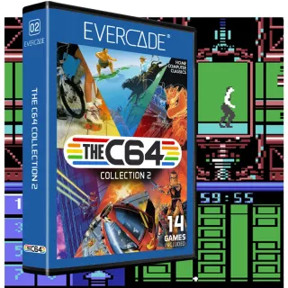 Evercade C2, The C64 Collection 2, 14in1, Retro, Multi Game, Játékszoftver csomag