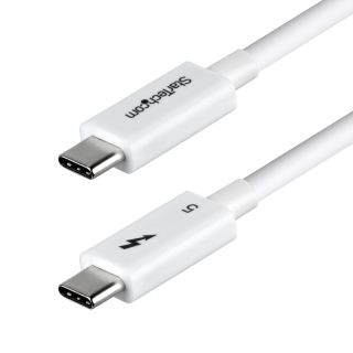 StarTech TBLT5MM1M240WWH 1 M 120 Gbit/s Fehér Thunderbolt kábel