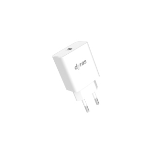 Dyras CDA-68W, 20 W, USB-C, Fehér hálózati töltő adapter