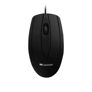 CANYON CM-1 1000 DPI, 3 gomb, USB fekete egér