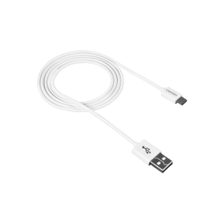 CANYON CNE-USBM1W Micro USB - USB 2.0, 1 m fehér kábel
