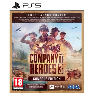 Company of Heroes 3 Console Launch Edition, PlayStation 5, Konzol játékszoftver