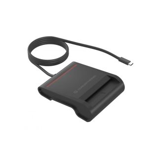 Conceptronic SCR01BC chipkártya olvasó Beltéri USB USB C-típus Fekete