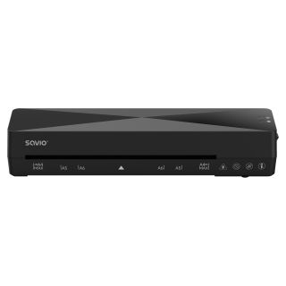 Savio LR-01/B laminálógép Hideg/meleg laminátor 320 mm/min Fekete