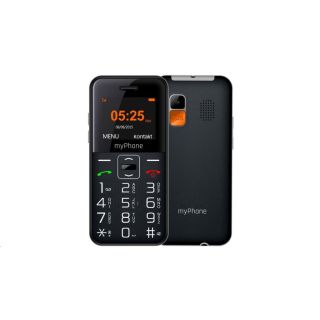 myPhone Halo EASY 1,77" Single SIM 2G fekete mobiltelefon