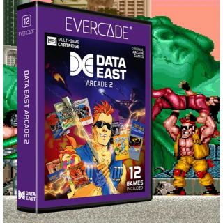 Evercade A12, Data East Arcade 2, 12in1, Retro, Multi Game, Játékszoftver csomag