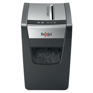Rexel Momentum X312-SL Slimline, 23 liter, Konfetti vágás, P-3, 12 lap, Fekete, Iratmegsemmisítő