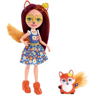 Mattel Enchantimals Mini Doll - Felicity Fox & Flick (FXM71)