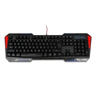 iBOX Inferno LED, USB fekete vezetékes gamer billentyűzet