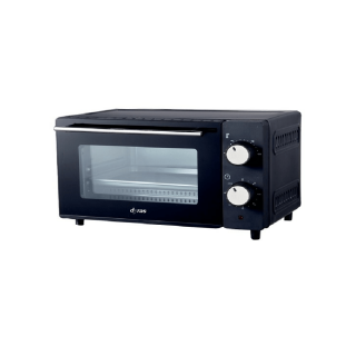 Dyras MO-G10L 650 W, 10 l, 100 - 230 °C Fekete-Inox mini sütő