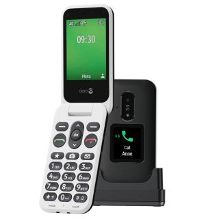 Doro Leva E30, 7,11 cm (2.8"), 4G LTE, SIngleSIM, Bluetooth, 64/128 MB, Senior, Fehér, Mobiltelefon