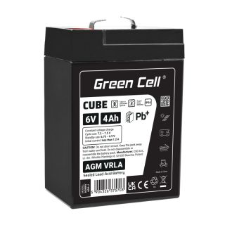Green Cell AGM6V4AH-J UPS akkumulátor Zárt savas ólom (VRLA) 6 V 4 Ah