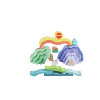 Hape Nature Scene Stacking Blocks motorikus képességet fejlesztő játék