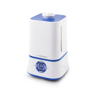 Esperanza EHA007, Hydro Spa, 3.5 L, 25W, 300 ml/óra, Ultrahangos, Fehér-Kék, Párásító