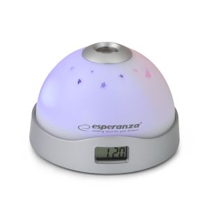 Esperanza EHC001 Cassiopeia fehér kivetítős ébresztőóra