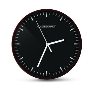 Esperanza EHC010K Budapest fekete analóg falióra