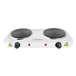 Esperanza EKH010W, Cotopaxi, 2000W, 2-zónás, Hordozható, Fehér, Elektromos főzőlap