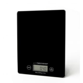 Esperanza EKS002K LEMON LCD kijelzős fekete konyhai mérleg