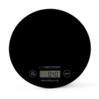 Esperanza EKS003K Mango LCD kijelzős fekete konyhai mérleg