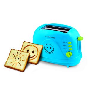 Esperanza EKT003B, Smile, 750W, 2 szeletes, 3 in1, Multifunkciós, Kék, Kenyérpirító