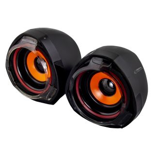 Esperanza EP141 RUMBA 2.0 USB 2x2,5W fekete asztali hangszóró