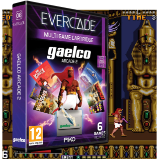 Evercade #03, Gaelco Arcade 1, 6in1, Retro, Multi Game, Játékszoftver csomag