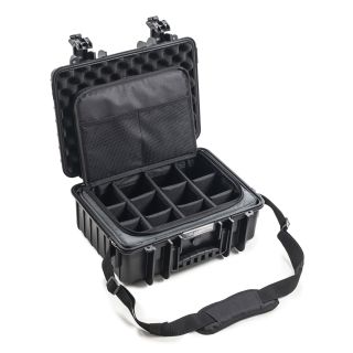 B&W Cases PP.166.TEX Kemény tok Fekete Polipropilén (PP)