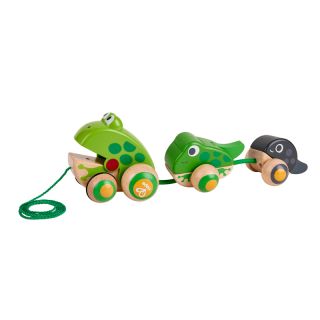 Hape Pull-along Frog Family húzogatós, tologatós játék