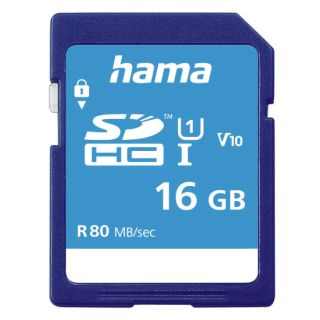 Hama 00124134 16 GB SDHC UHS-I Class 10 memóriakártya