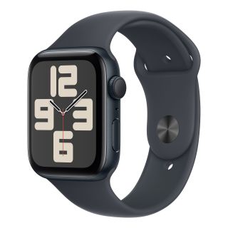 Apple Watch SE 2, 44 mm, GPS, Alumínium, S/M, Starlight , Okosóra, Starlight sportszíjjal