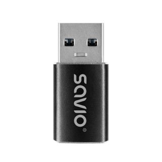 Savio AK-81 video átalakító kábel 0 M USB C-típus USB A típus Fekete