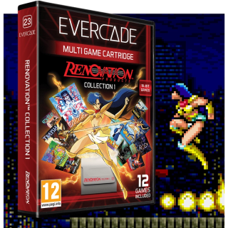 Evercade #23, Renovation Collection 1, 12in1, Retro, Multi Game, Játékszoftver csomag