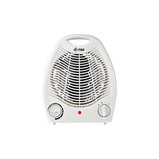 Dyras FH-2001WH, 2000 W, Termosztát, 4 üzemmód, Fekete, Ventilátoros Hősugárzó