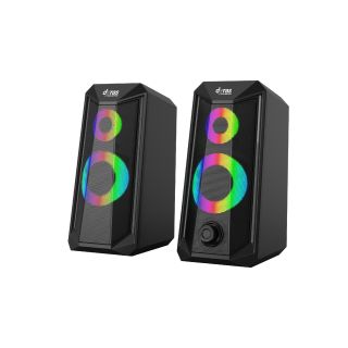 Dyras GS-SK202B USB, 100 - 20000 Hz, 2.0 Fekete hangszóró